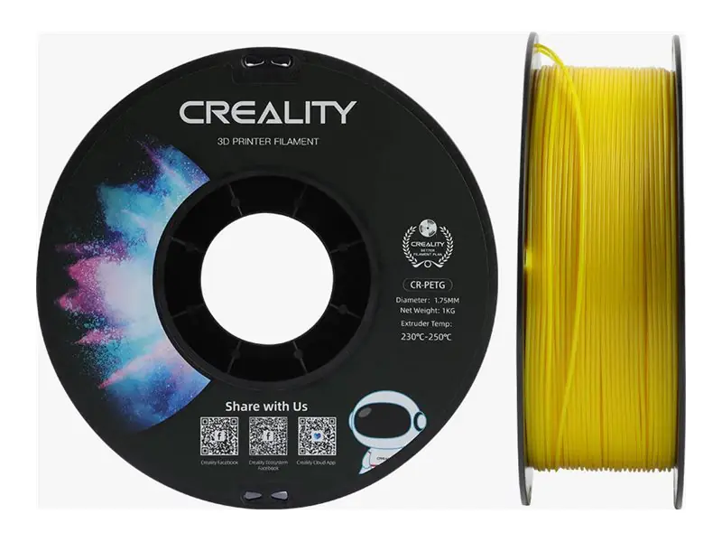 Creality Filament PETG Gelb 1.75 mm 1 kg