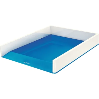 Leitz Briefkorb WOW 53611036 DIN A4 PS weiß/blau Leitz Briefkorb WOW 53611036 DIN A4 PS weiß/blau