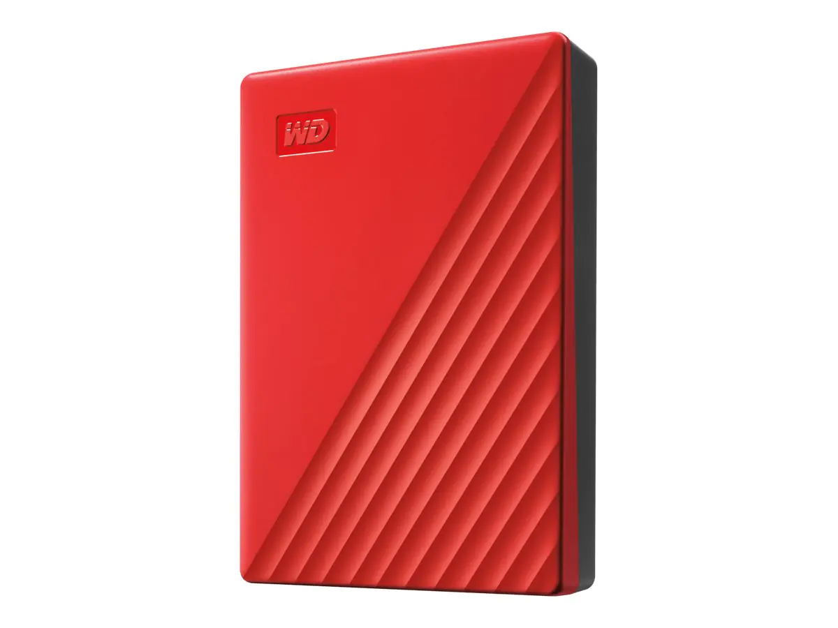 WD My Passport WDBYVG0020BRD - Festplatte - verschlüsselt - 2 TB - extern (tragbar) - USB 3.2 Gen 1 - 256-Bit-AES - Rot WD My Passport WDBYVG0020BRD - Festplatte - verschlüsselt - 2 TB - extern (tragbar) - USB 3.2 Gen 1 - 256-Bit-AES - Rot