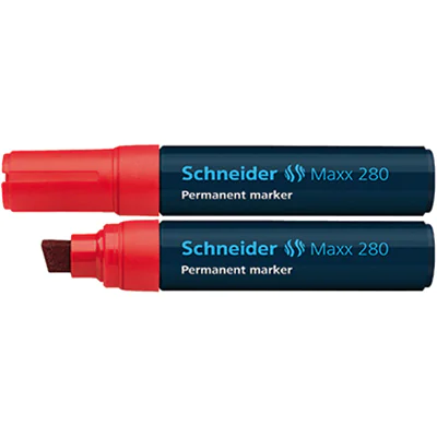 Schneider Permanentmarker Maxx 280 128002 4+12mm rot Schneider Permanentmarker Maxx 280 128002 4+12mm rot