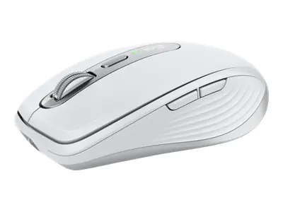 Logitech MX Anywhere 3 for Mac - Maus - Laser - 6 Tasten - kabellos - Bluetooth - kabelloser Empfänger (USB) - Pale Gray