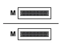 HPE X241 - 100GBase Direktanschlusskabel - QSFP28 (M) zu QSFP28 (M) - 3 m - für HPE Aruba 8325-32C, 8325-48Y8C; CX 10000 Empty Chassis, 8360-12C V2, 8360-16Y2C V2