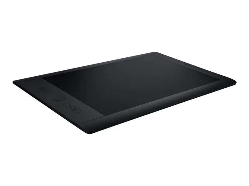Wacom Intuos Pro Large - Digitalisierer - rechts- und linkshändig - 31.1 x 21.6 cm - Multi-Touch - elektromagnetisch - 8 Tasten - kabellos, kabelgebunden - USB, Bluetooth - Schwarz