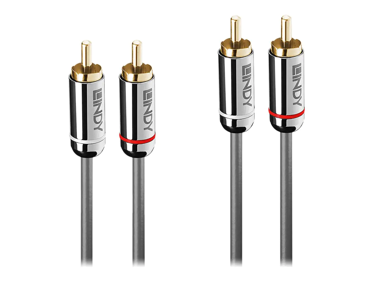 Lindy Cromo Line - Audiokabel - RCA männlich zu RCA männlich