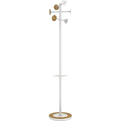 UNILUX Garderobenständer BORA BAMBOO 400153729 178cm 6Haken ws UNILUX Garderobenständer BORA BAMBOO 400153729 178cm 6Haken ws