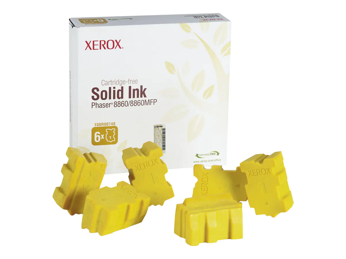 Xerox Solid Ink 108R00748 gelb 14.000 Seiten 6 Stück