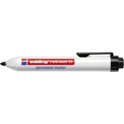 edding Permanentmarker retract 11 4-11001 Druckmechanik 1,5-3mm sw edding Permanentmarker retract 11 4-11001 Druckmechanik 1,5-3mm sw