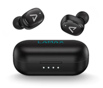 LAMAX Electronics Lamax Dots3 Play, Kabellos, Anrufe/Musik, 20 - 20000 Hz, 34 g, Kopfhörer, Schwarz LXIHMDOTS3PBA