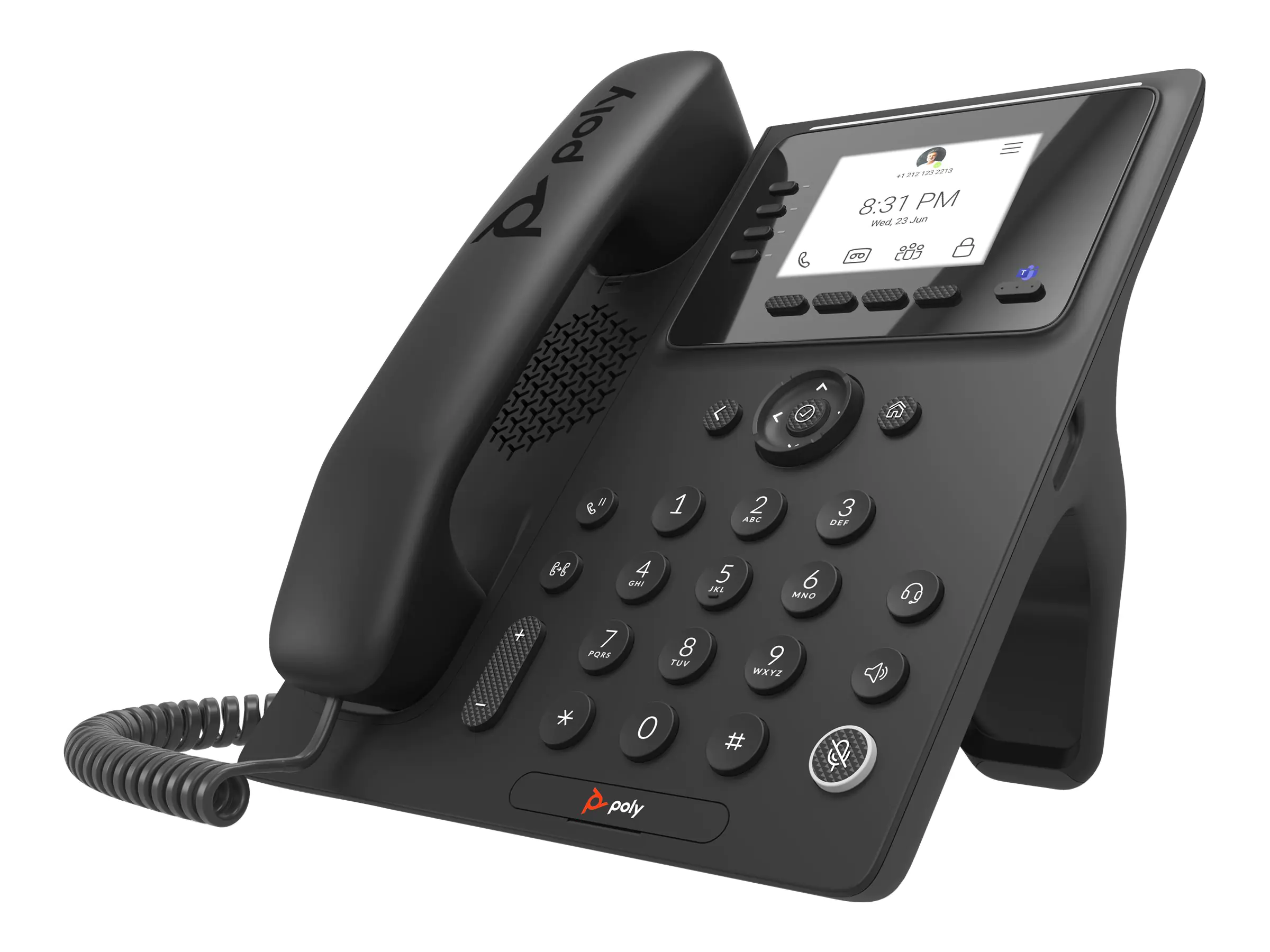 Poly CCX 350 for Microsoft Teams - VoIP-Telefon - Schwarz Poly CCX 350 for Microsoft Teams - VoIP-Telefon - Schwarz