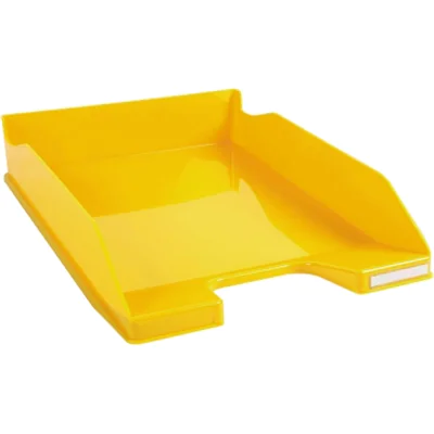 Exacompta Briefablage Combo Midi Bee Blue DIN A4, Überbreite Kunststoff, recycelt Farbe: safrangelb