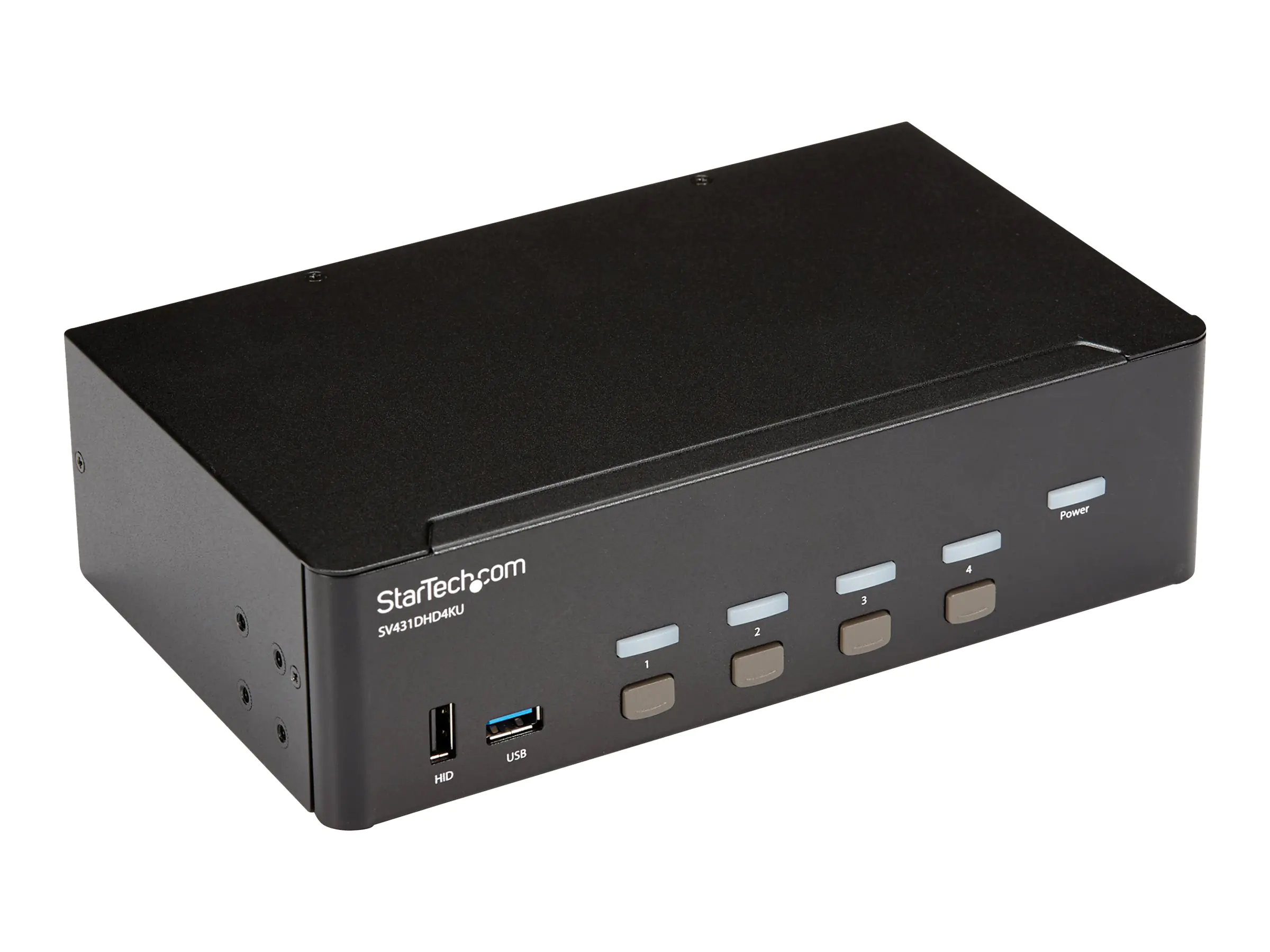 StarTech KVM Switch HDMI 4 Port - 4K 30 Hz - KVM Extender für HDMI - KVM HDMI Umschalter - KVM-/Audio-/USB-Switch - 4 x KVM/Audio/USB - an Rack montierbar StarTech KVM Switch HDMI 4 Port - 4K 30 Hz - KVM Extender für HDMI - KVM HDMI Umschalter - KVM-/Audio-/USB-Switch - 4 x KVM/Audio/USB - an Rack montierbar