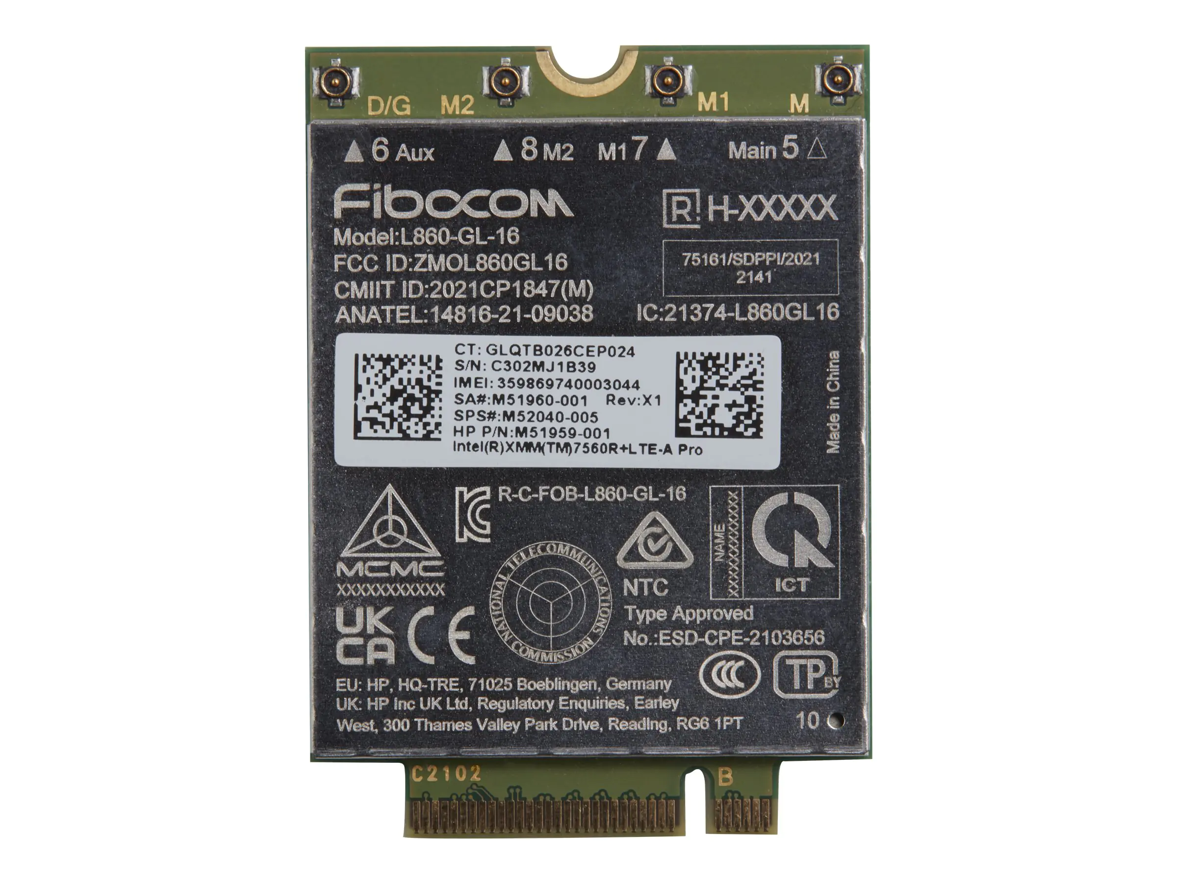 HP XMM 7560 R+ - Drahtloses Mobilfunkmodem 5R8X8AA#ABB