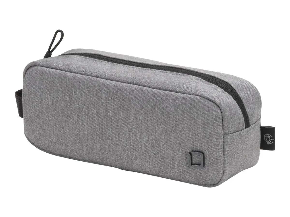 DICOTA Eco Motion - Tasche für Zubehör von Mobilgeräten - recyceltes PET-Polyester - Hellgrau