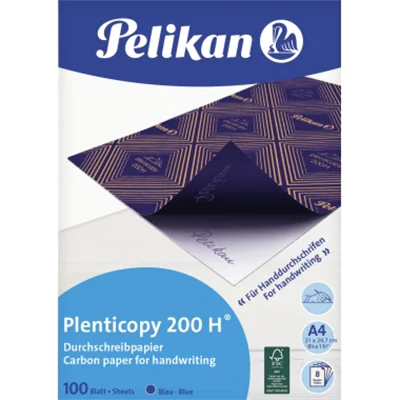 Pelikan Blaupapier Plenticopy 404426 DIN A4 gewachst 100 Bl./Pack Pelikan Blaupapier Plenticopy 404426 DIN A4 gewachst 100 Bl./Pack