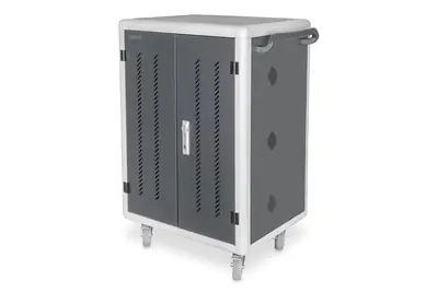 DIGITUS Mobiler Ladeschrank für 30 Notebooks / Tablets bis 16 Zoll, Datensynchronisation, UV-C, USB-A DN-45005