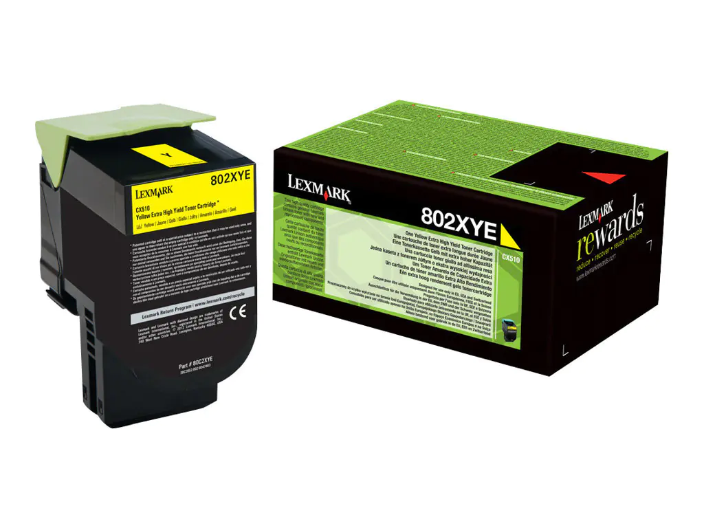 Lexmark Gelb - original - Tonerpatrone - für 80C2XYE