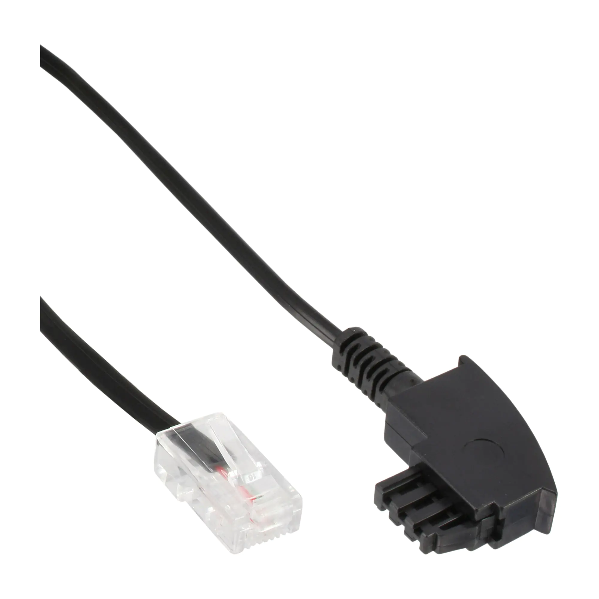 InLine DSL Kabel - TAE-F Stecker auf RJ45 8P2C - schwarz - 15 m 18515