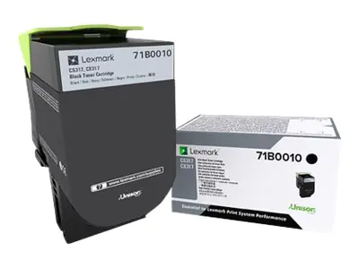 Lexmark Schwarz - original - Tonerpatrone LCCP 71B0010