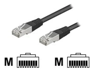 wentronic - Netzwerkkabel - RJ-45 (M) zu RJ-45 (M) - 3 m - FTP - CAT 5e - Schwarz wentronic - Netzwerkkabel - RJ-45 (M) zu RJ-45 (M) - 3 m - FTP - CAT 5e - Schwarz