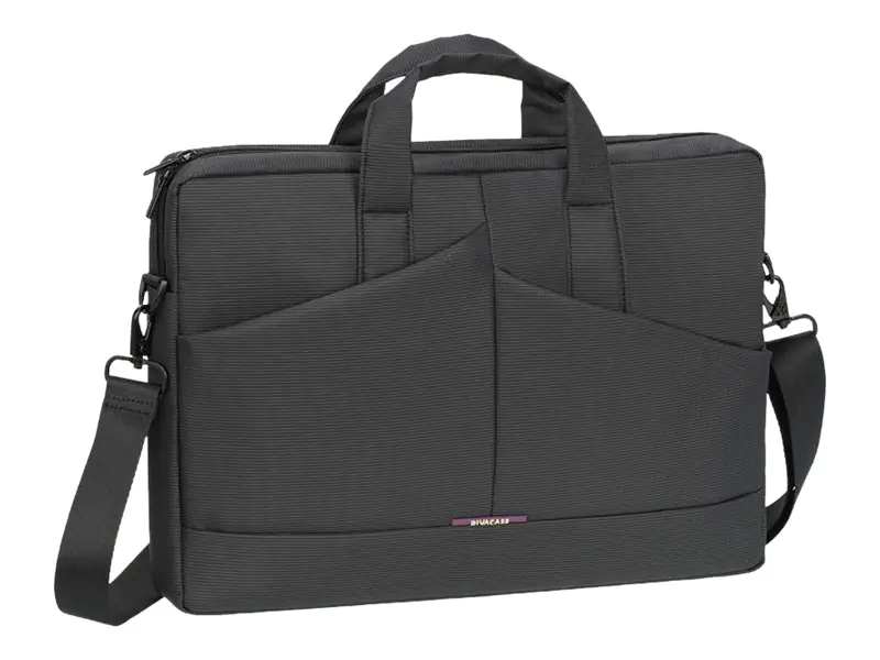 Riva Case Tivoli 8731 Diagonal plus - Notebook-Tasche - 39.6 cm (15.6") - Grau