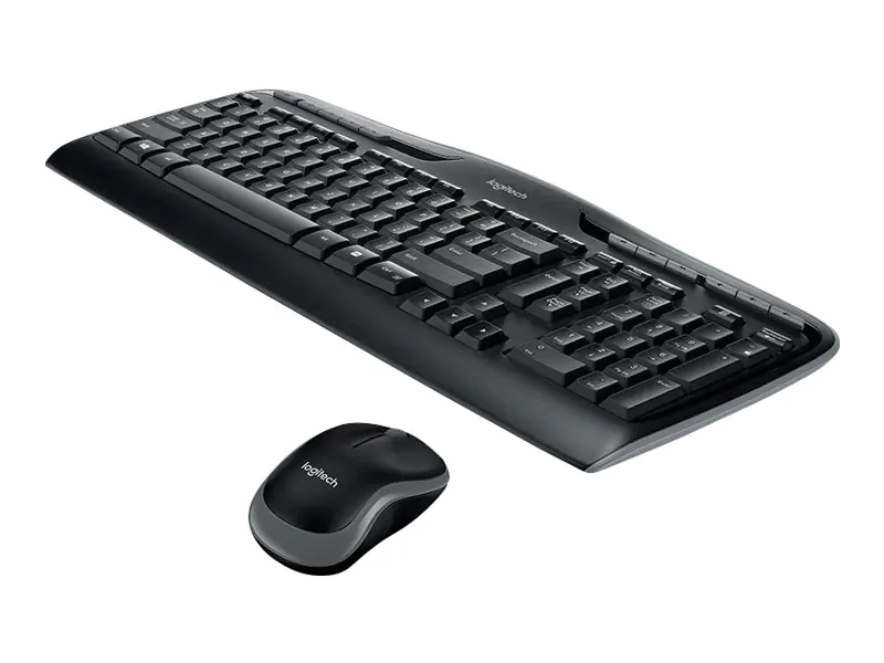 Logitech Wireless Combo MK330 - Tastatur-und-Maus-Set - kabellos - 2.4 GHz - QWERTY - Nordisch - Schwarz