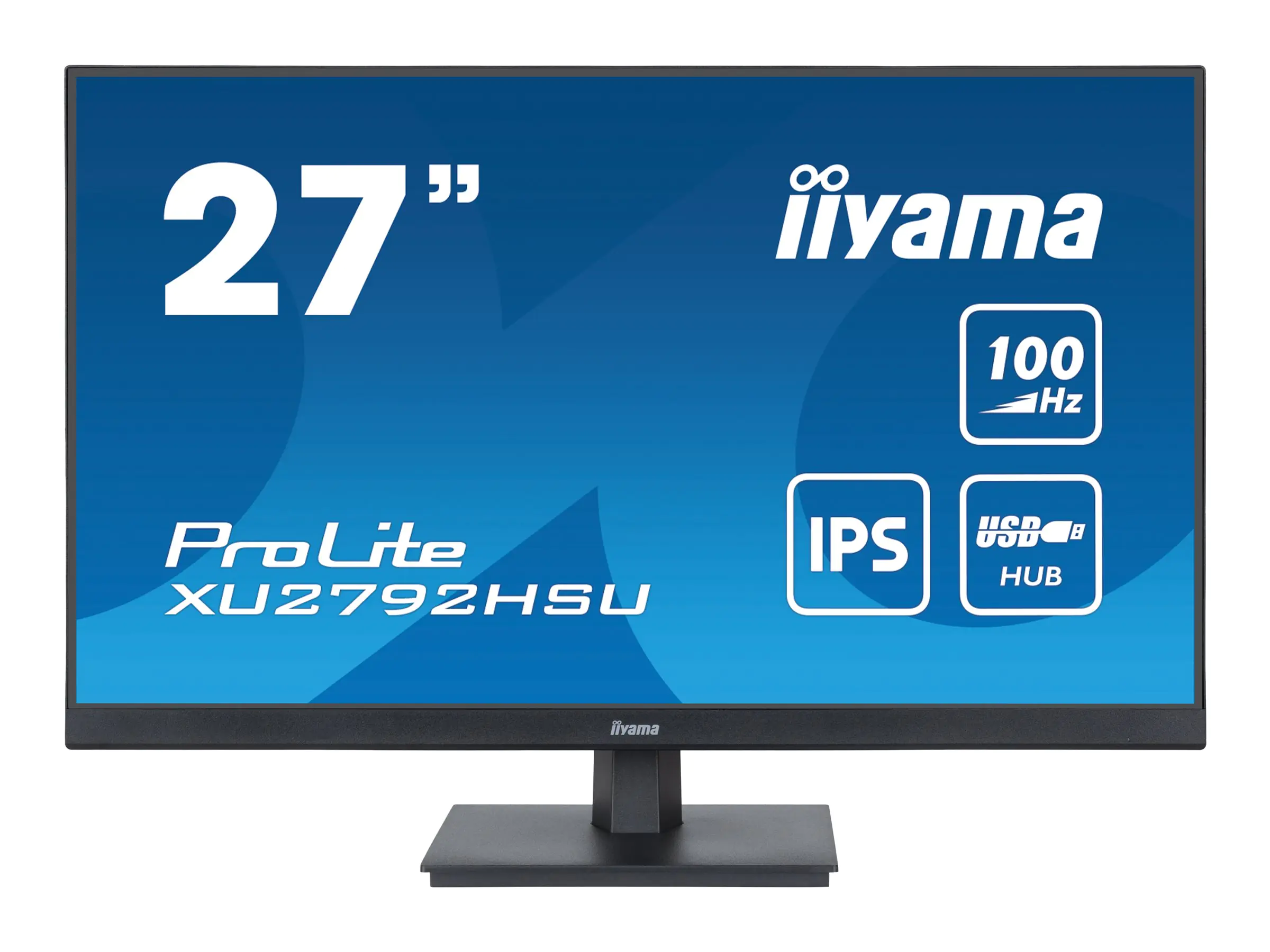 iiyama ProLite XU2792HSU-B6 - LED-Monitor - 68.6 cm (27") - 1920 x 1080 Full HD (1080p) @ 100 Hz - IPS - 250 cd/m² - 1300:1 - 0.4 ms - HDMI, DisplayPort - Lautsprecher - mattschwarz iiyama ProLite XU2792HSU-B6 - LED-Monitor - 68.6 cm (27") - 1920 x 1080 Full HD (1080p) @ 100 Hz - IPS - 250 cd/m² - 1300:1 - 0.4 ms - HDMI, DisplayPort - Lautsprecher - mattschwarz