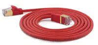 WANTEC Extra dünnes CAT7 SSTP Patchkabel, 5 m, Cat7, S/FTP (S-STP), RJ-45, RJ-45, Rot 7163