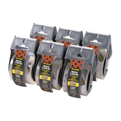 Scotch Packband Box Lock™ 48 mm x 20,3 m (B x L) Kunststoff transparent 6 St./Pack.