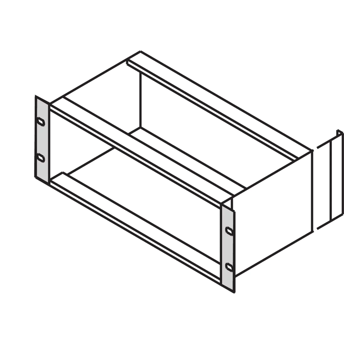 SCHROFF 19"BRACKET 9U W/O.HANDLE 2PCS - Rack-Zubehör SCHROFF 19"BRACKET 9U W/O.HANDLE 2PCS - Rack-Zubehör