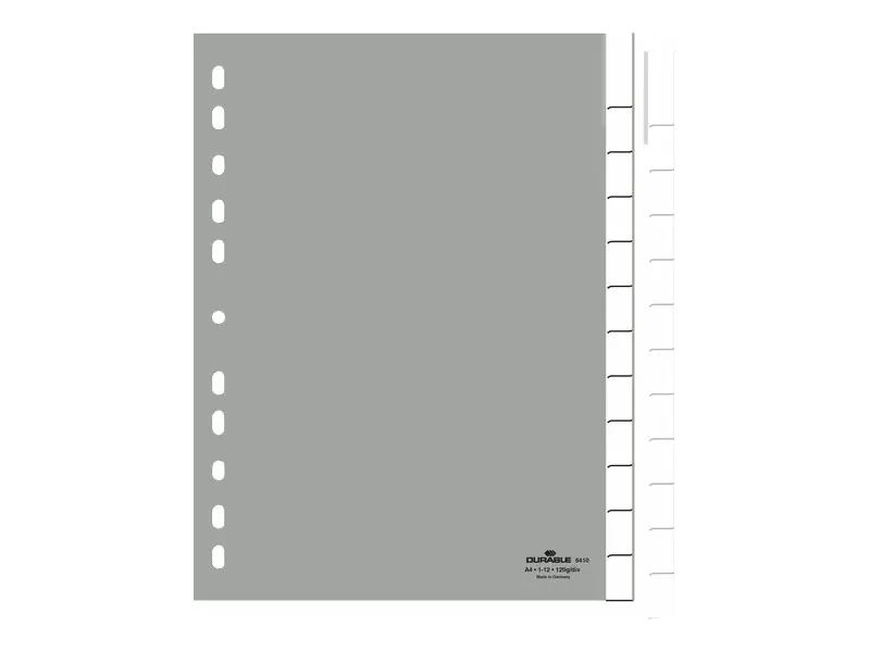 Durable Trennelement - 12 Teile - für A4 (210 x 297 mm) 6410-10