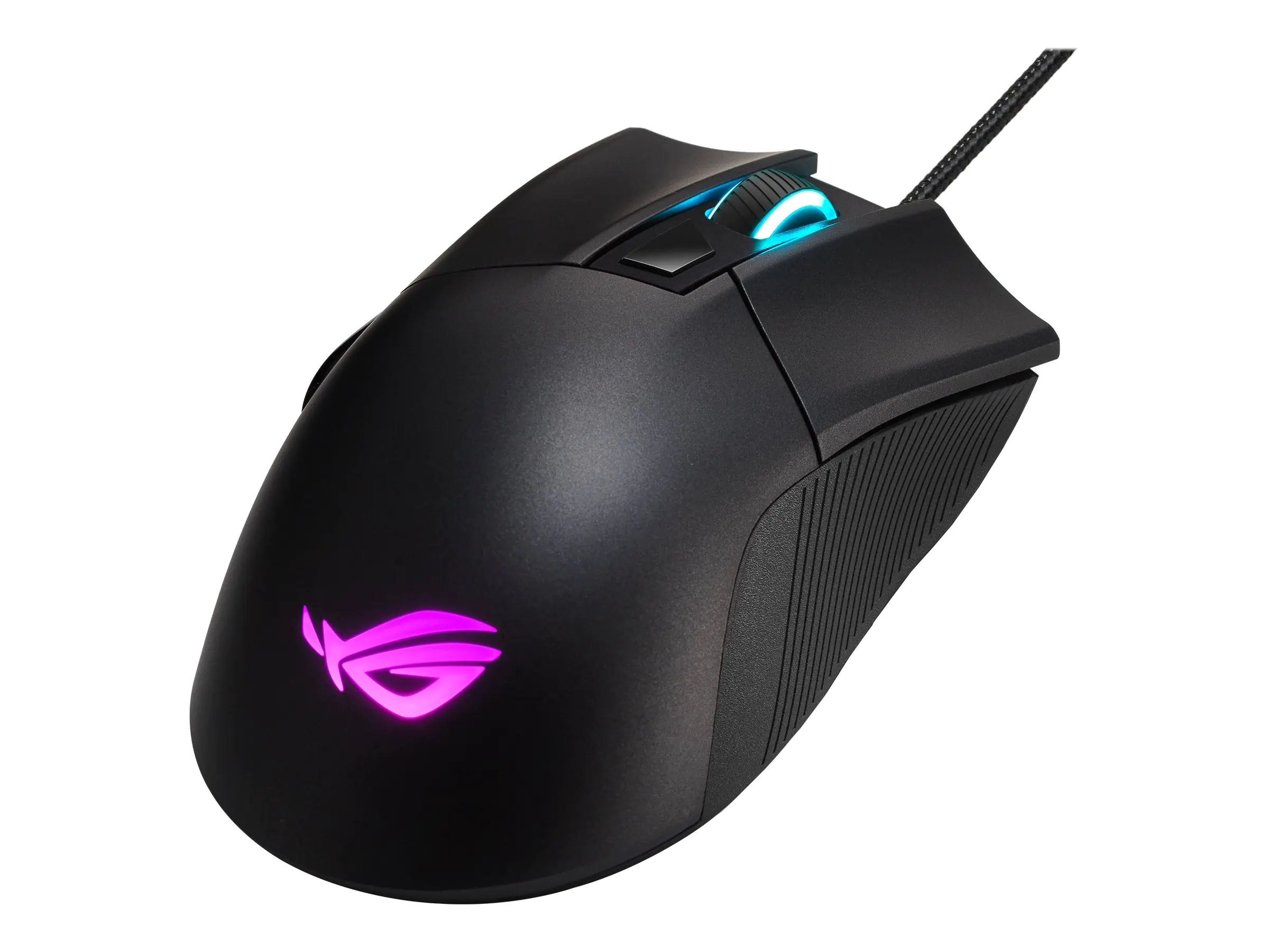 ASUS ROG Gladius II Core - Maus - Für Rechtshänder - optisch - kabelgebunden - USB - Schwarz - für 15; ROG Strix G15; ROG Zephyrus Duo 15; ROG Zephyrus G14; TUF505; ZenBook 13; 14