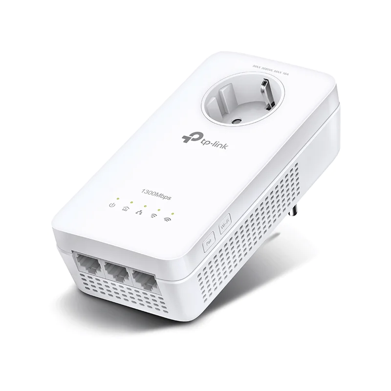 TP-LINK - 1300 Mbit/s - 1 UK Socket - Wi-Fi (2.4 / 5 GHz) - 300 m max - TL-WPA8631P