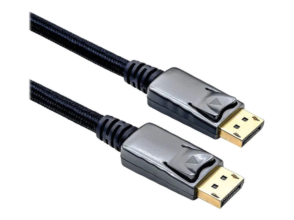 Roline - DisplayPort-Kabel - DisplayPort (M) bis DisplayPort (M) - 1 m - 4K Unterstützung - Schwarz Roline - DisplayPort-Kabel - DisplayPort (M) bis DisplayPort (M) - 1 m - 4K Unterstützung - Schwarz