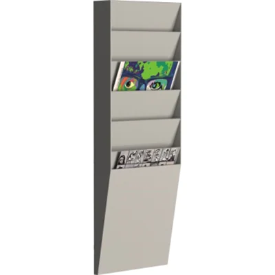 Paperflow Wand-Sortiertafel V 6F A4V1X6.02 DIN A4 grau Paperflow Wand-Sortiertafel V 6F A4V1X6.02 DIN A4 grau