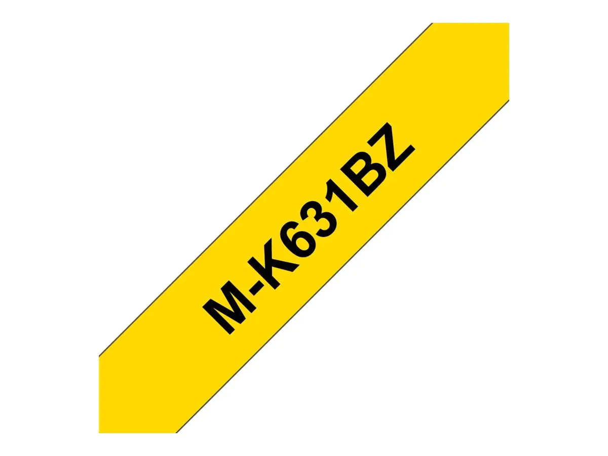 Brother M-K631BZ - Schwarz auf Gelb - Rolle (0,9 cm x 8 m) MK-631BZ