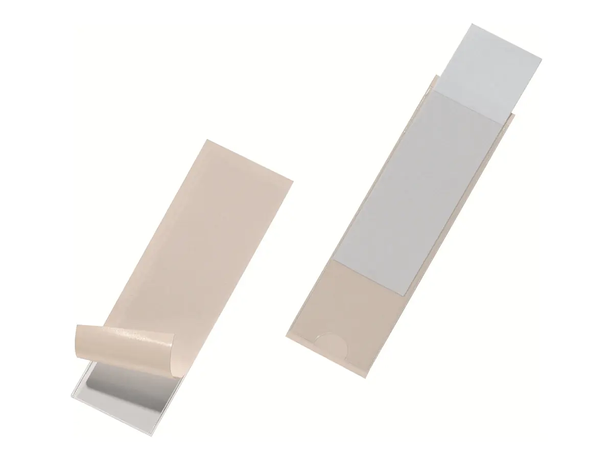 Durable POCKETFIX - Selbstklebende Etikettentasche - durchsichtig (Packung mit 10) 807319