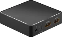 Goobay HDMI Audio Extractor 4K a 30 Hz - extracts the audio signals from an source Goobay HDMI Audio Extractor 4K a 30 Hz - extracts the audio signals from an source