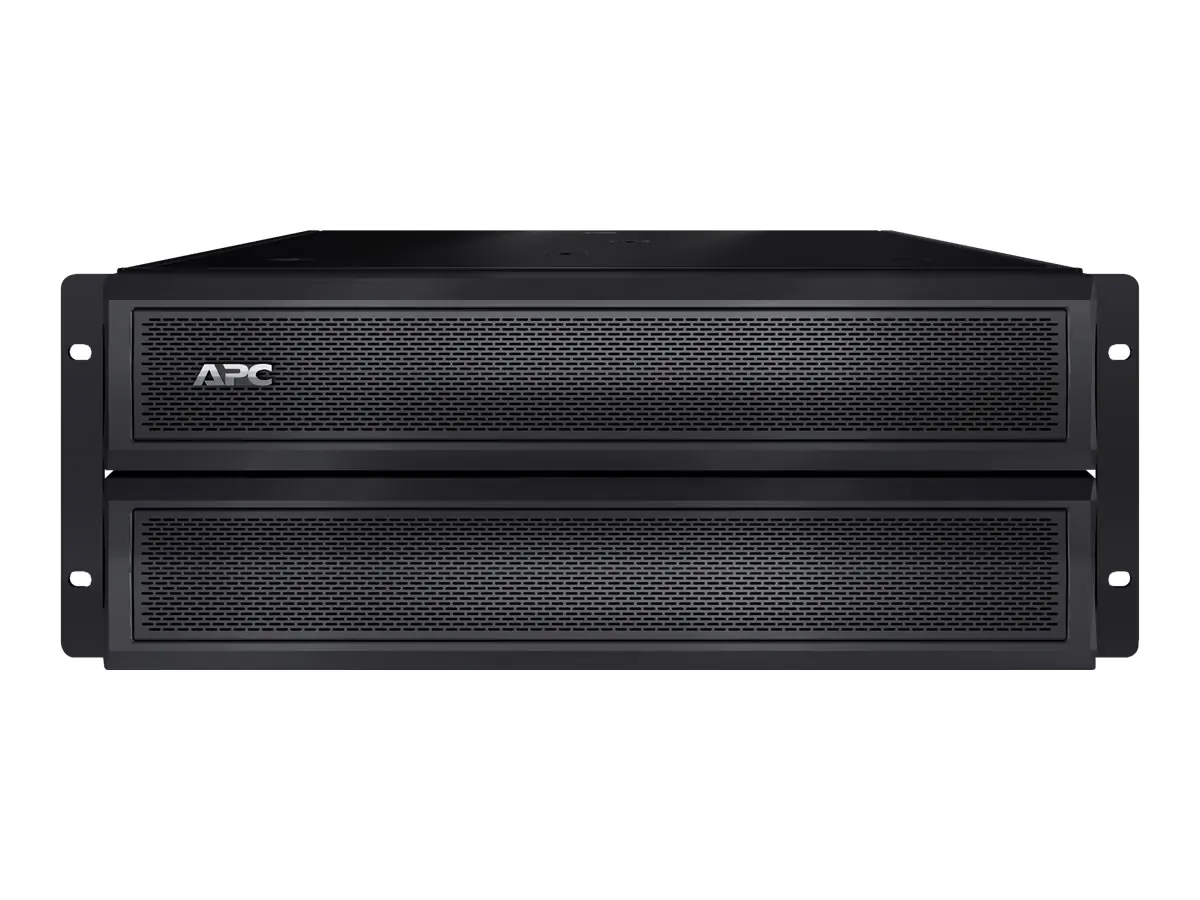 APC Smart-UPS X 120V External Battery Pack Rack/Tower - Batteriegehäuse (in Rack montierbar/extern) - 2 x Batterie - Bleisäure - 4U - Schwarz - für P/N: AR106SH6, AR109SH6, AR112SH6, AR3006, AR3006SP, AR3103, AR3103SP, AR3106, AR3106SP