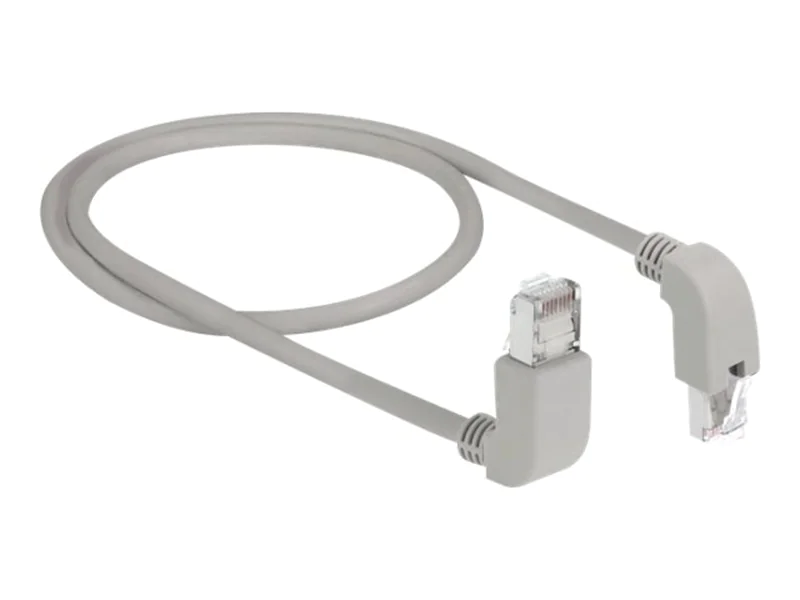Delock Patch-Kabel - RJ-45 (M) nach oben gewinkelt zu RJ-45 (M) 85861