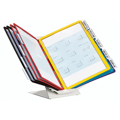 DURABLE Sichttafelständer VARIO PRO 10 557900 +10Tafeln sort. +Reiter DURABLE Sichttafelständer VARIO PRO 10 557900 +10Tafeln sort. +Reiter