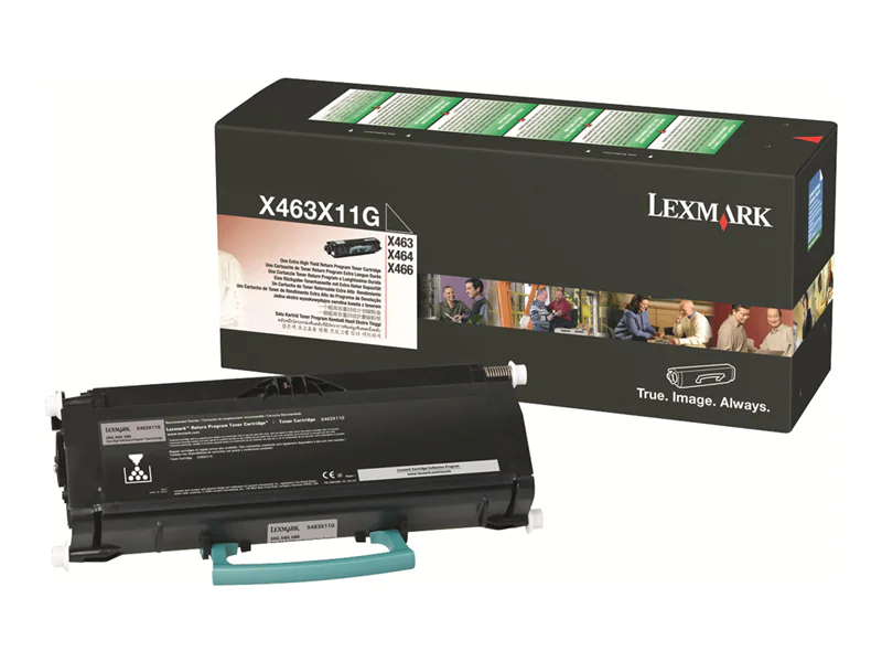 Lexmark Toner X463X11G schwarz für X463 X464 X466 - Refill - Tonereinheit