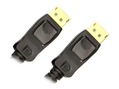 Jou Jye Computer AVC 120 - DisplayPort-Kabel - DisplayPort männlich zu DisplayPort männlich - 7.5 m - Dreifachisolierung - Schwarz