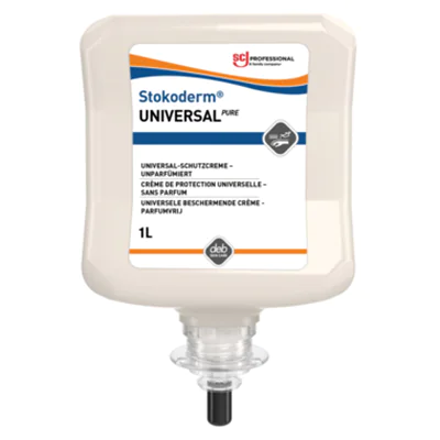 SC Johnson PROFESSIONAL Hautschutzcreme Stokoderm® UNIVERSAL PURE nicht parfümiert 4,7-5,2 silikonfrei Kartusche Kunststoff 1l SC Johnson PROFESSIONAL Hautschutzcreme Stokoderm® UNIVERSAL PURE nicht parfümiert 4,7-5,2 silikonfrei Kartusche Kunststoff 1l