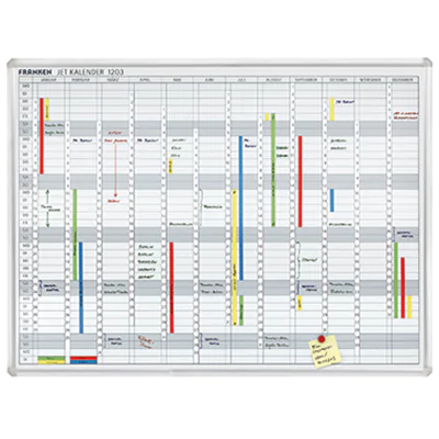 Franken Jahresplaner JetKalender JK1203 120x90cm 12Monate weiß Franken Jahresplaner JetKalender JK1203 120x90cm 12Monate weiß