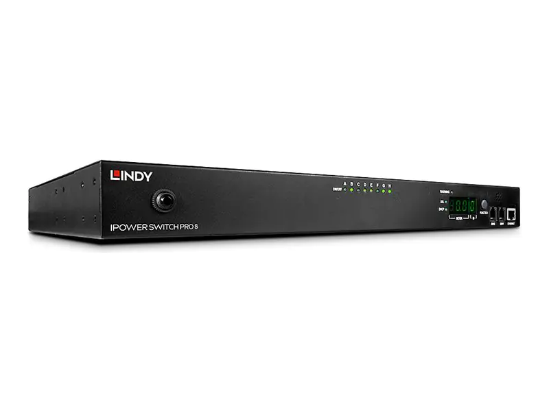 Lindy IPower Switch Pro 8 - Power Control Unit (Rack - einbaufähig) 32659