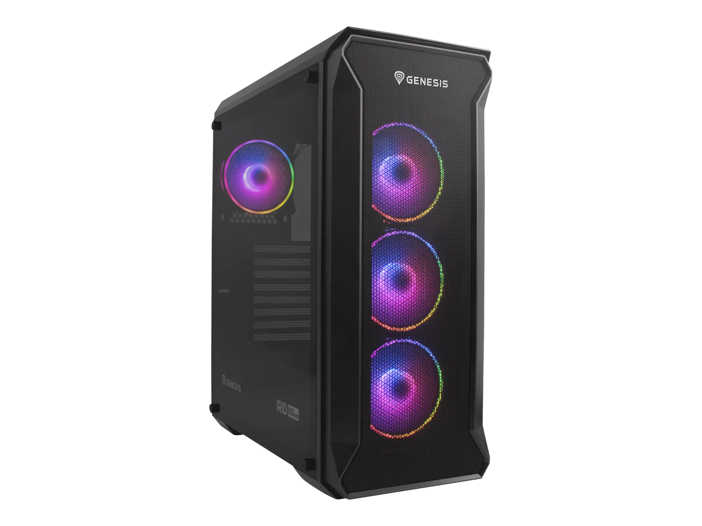 natec Genesis Irid 505 aRGB - Tower - ATX - keine Spannungsversorgung (ATX) NPC-1518