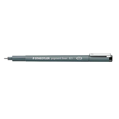 STAEDTLER Fineliner pigment liner 308 04-9 0,4mm schwarz STAEDTLER Fineliner pigment liner 308 04-9 0,4mm schwarz