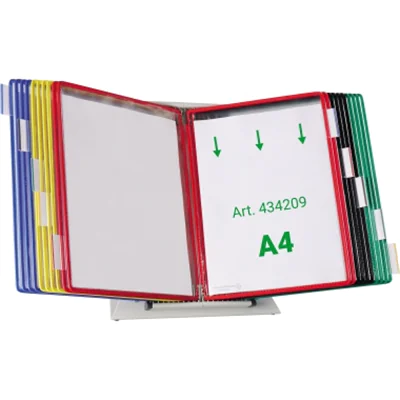 Tarifold Sichttafelständer TECHNIC 434209 DIN A4 20Sichttafeln sort. Tarifold Sichttafelständer TECHNIC 434209 DIN A4 20Sichttafeln sort.