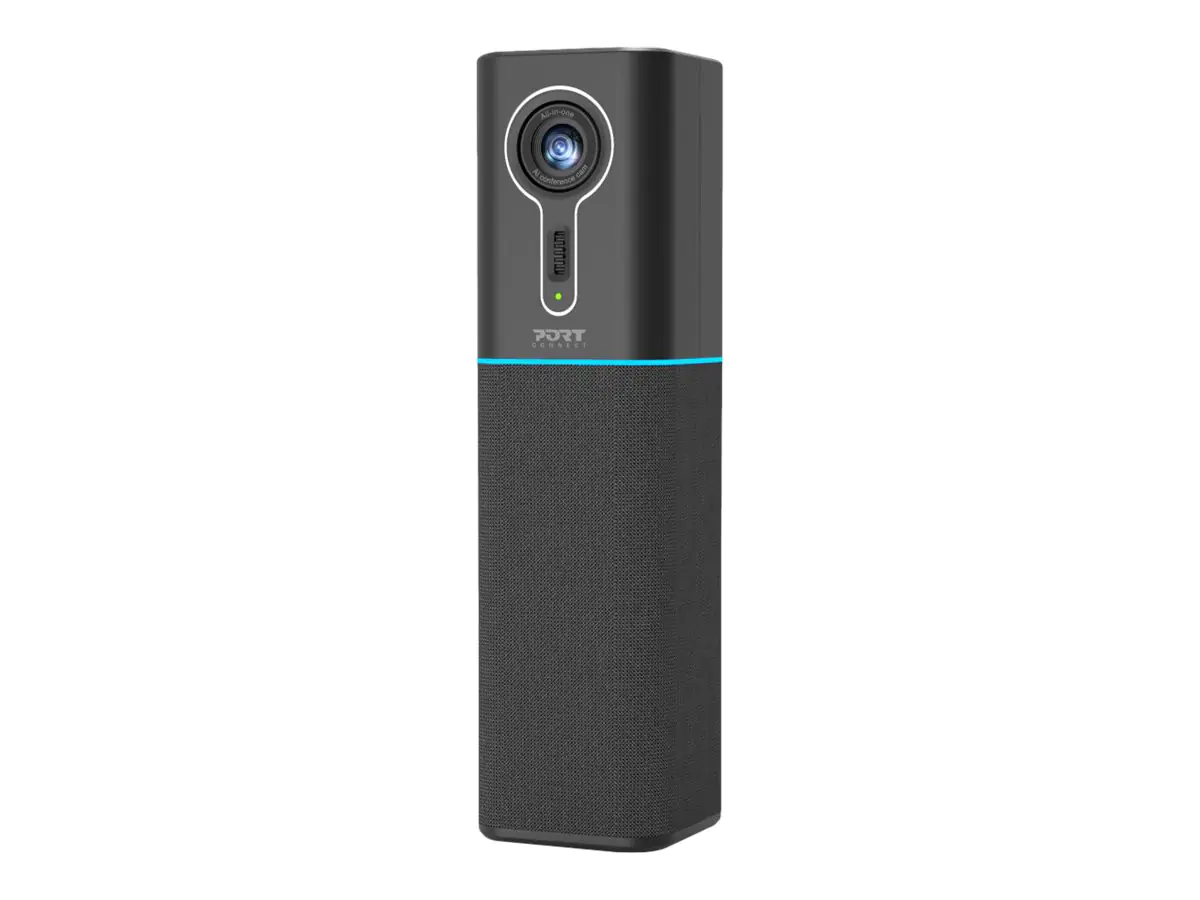 PORT Connect - All-In-One Design - Konferenzkamera - Tower - Farbe - 3.68 MP - 2560 x 1440 - 2K - Audio - USB - DC 5 V