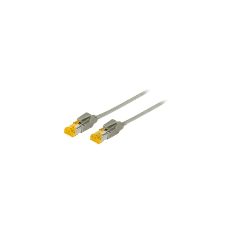 exertis Connect - Patch-Kabel - RJ-45 (M) zu RJ-45 (M) - 50 cm - SFTP - CAT 6a - halogenfrei - Grau